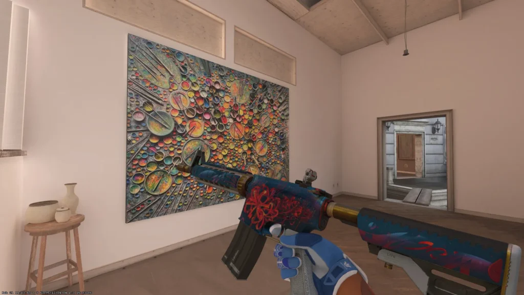 M4A4 | Spider Lily (Minimal Wear)