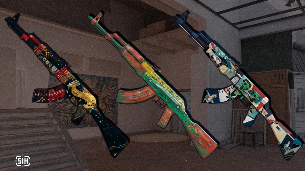 Red, Green, and Blue sets in CS2 under $100. Stay trendy with these RGB sets.