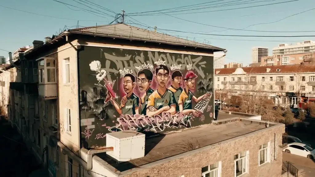 The MongolZ graffiti